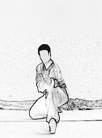 Le Bouddha en garde
